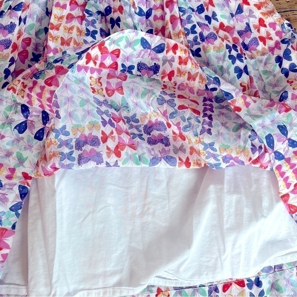 Girls J. Crew CrewCuts Colorful Butterfly Flutter Twirl Dress 12 - Picture 9 of 12